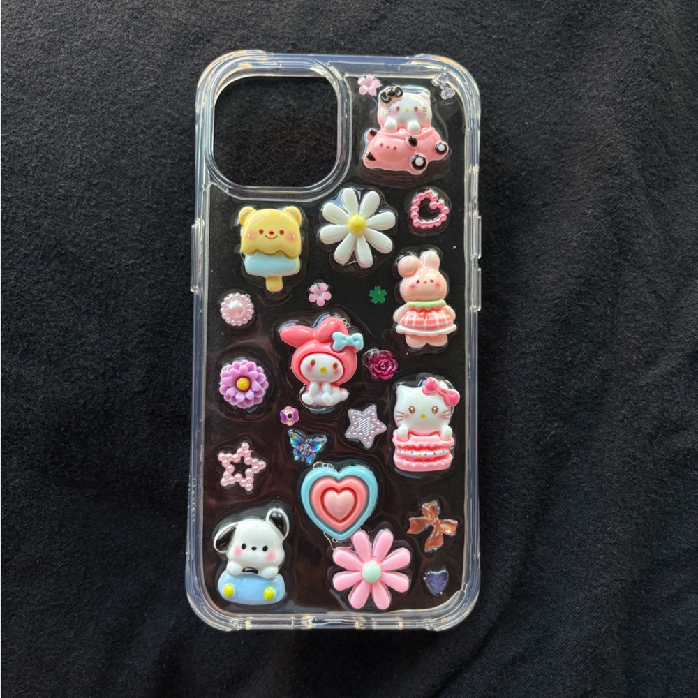 Sanrio Decorative Phone Case with Cute Characters